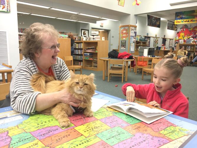Programs encourage reading to animals